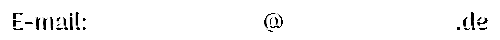 E-mail Adresse